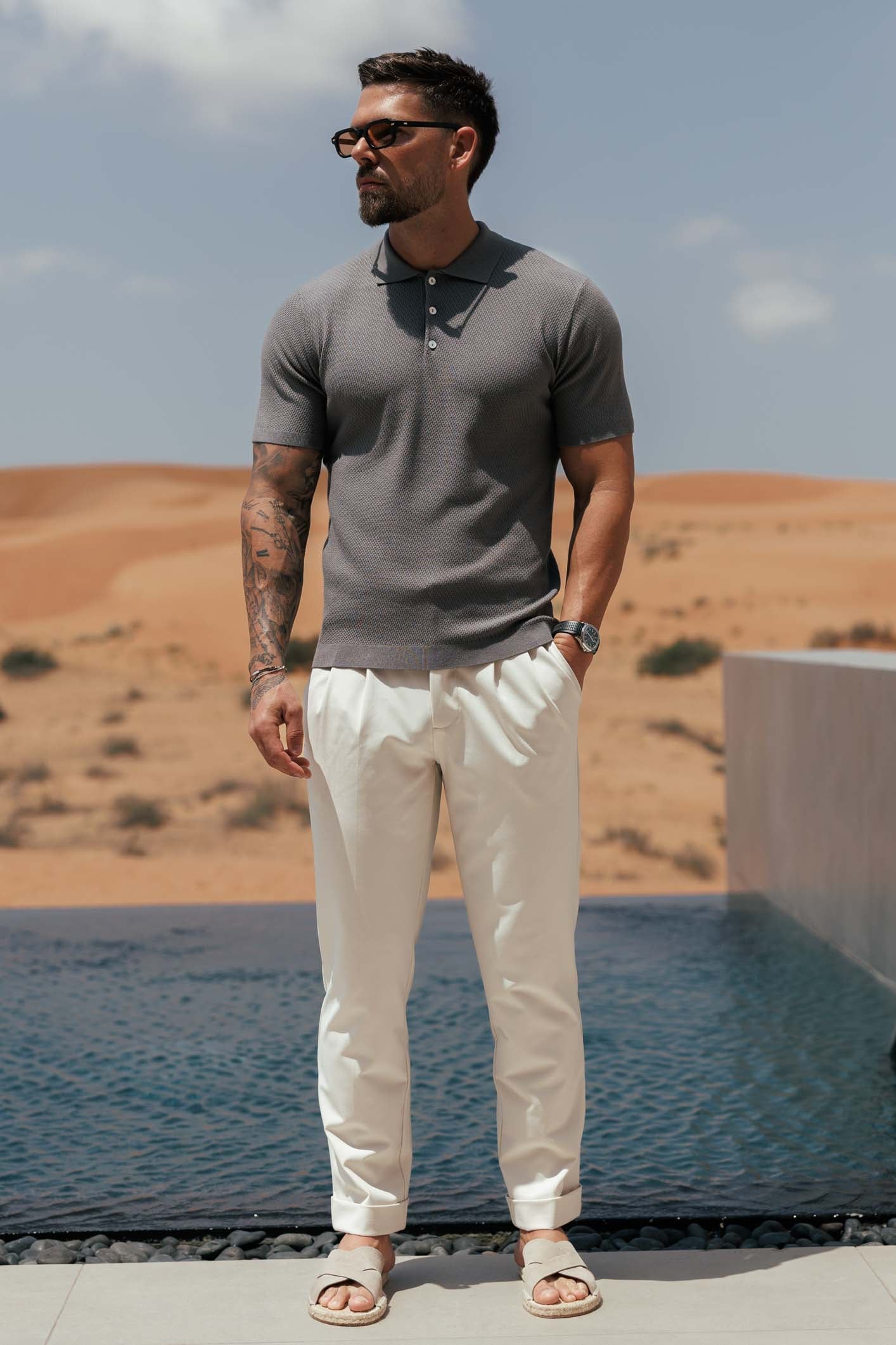 Polo Santal | Gris Oscuro