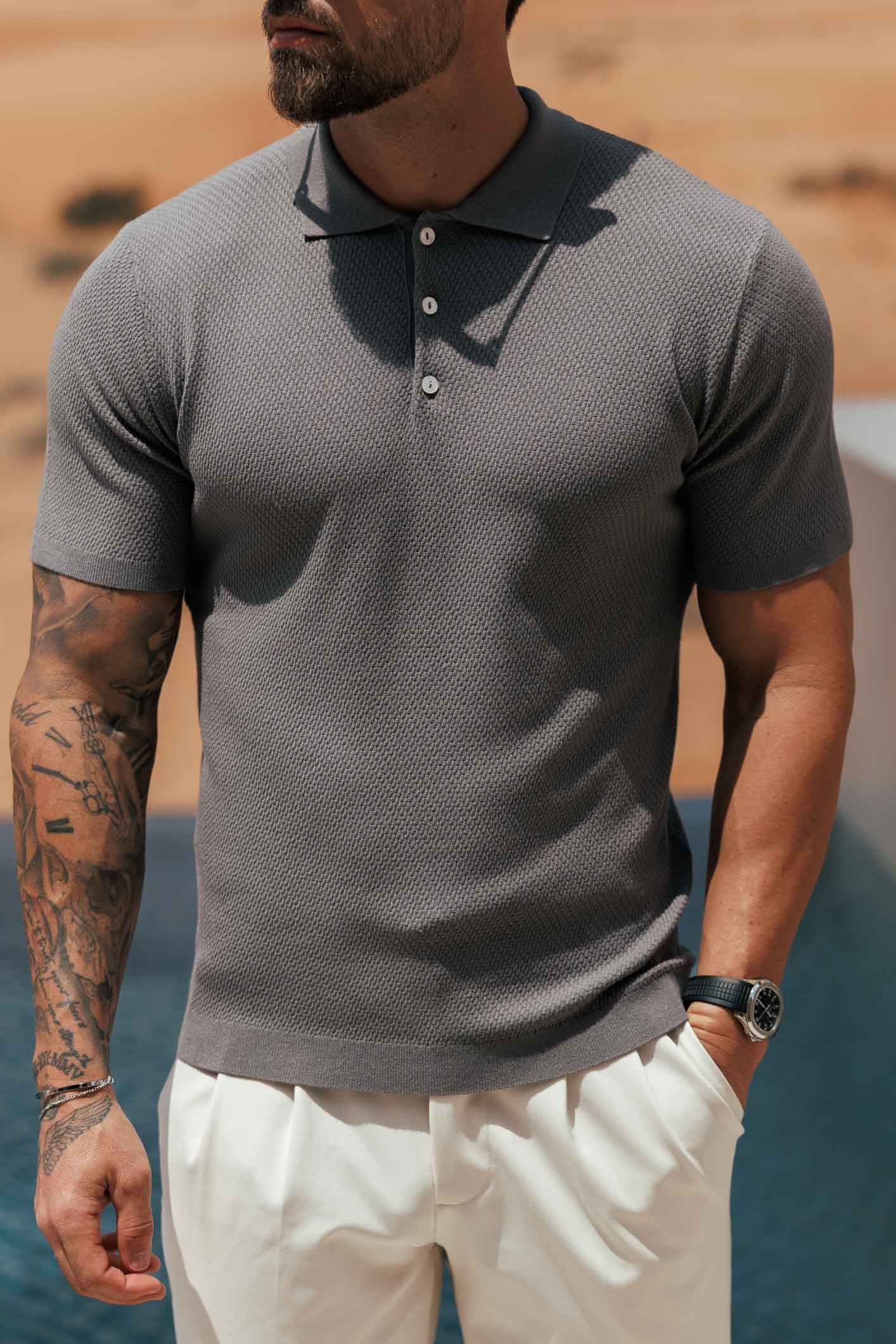 Polo Santal | Gris Oscuro