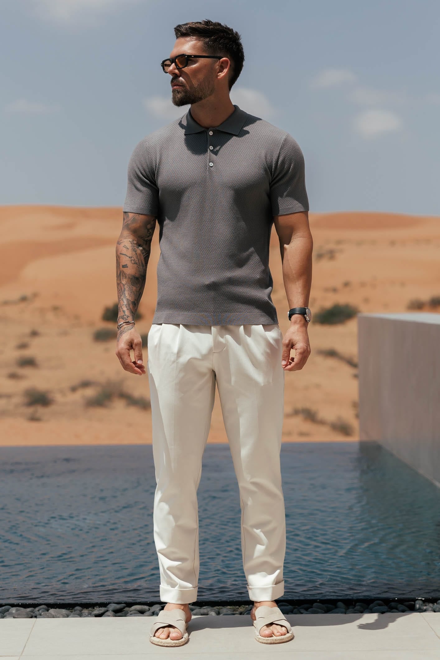 Polo Santal | Gris Oscuro