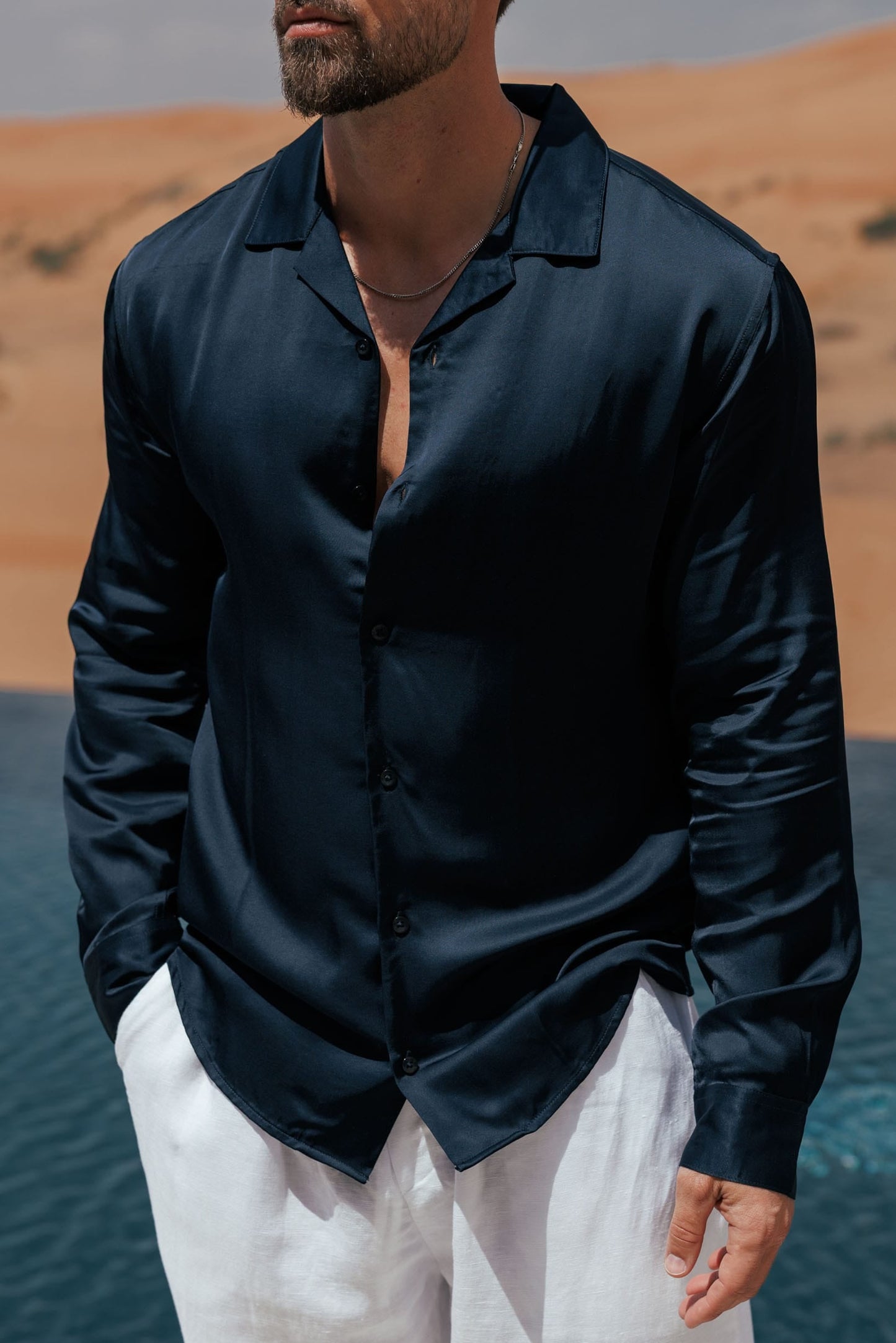 Camisa Flow | Azul Marino