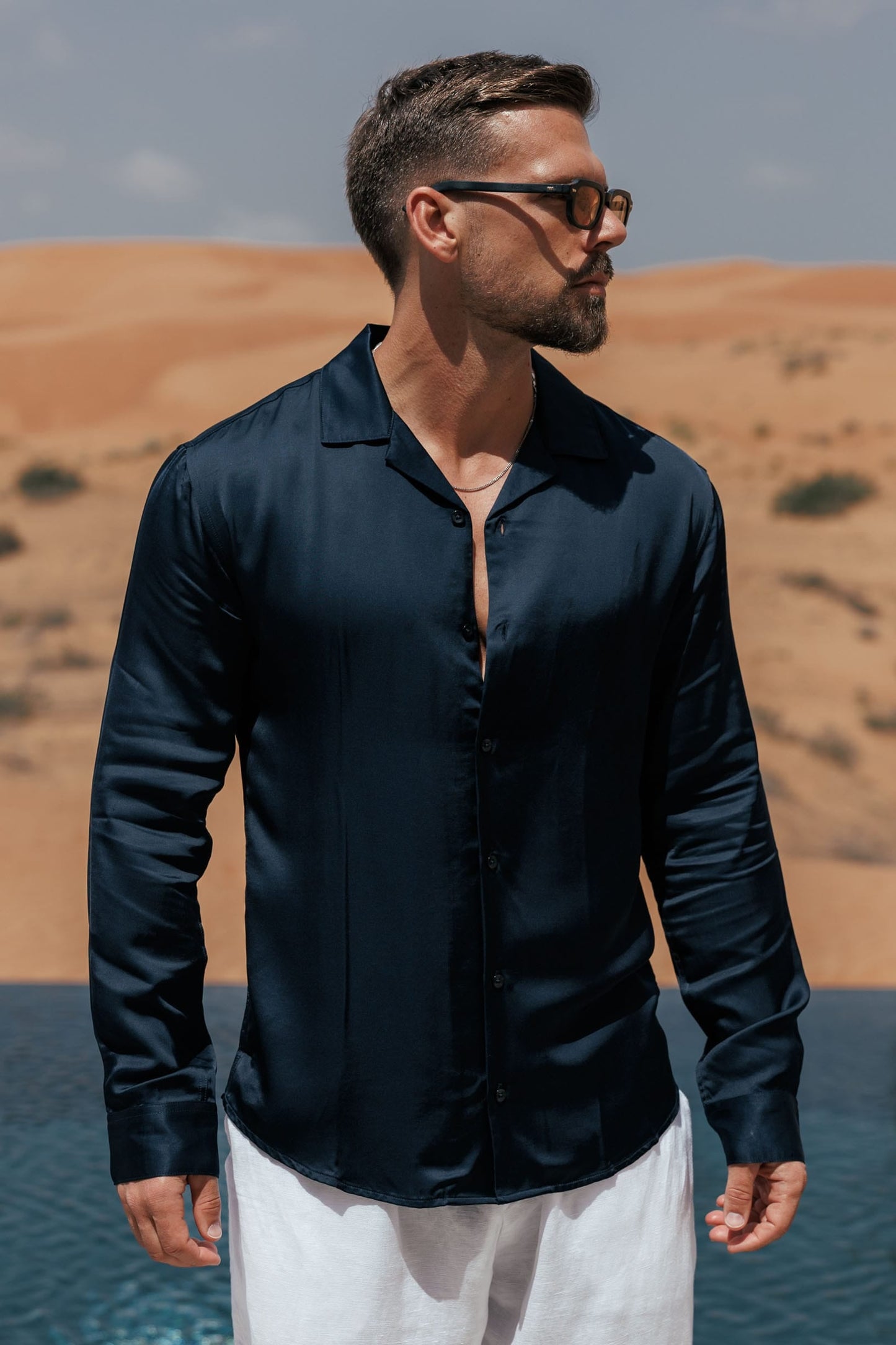 Camisa Flow | Azul Marino