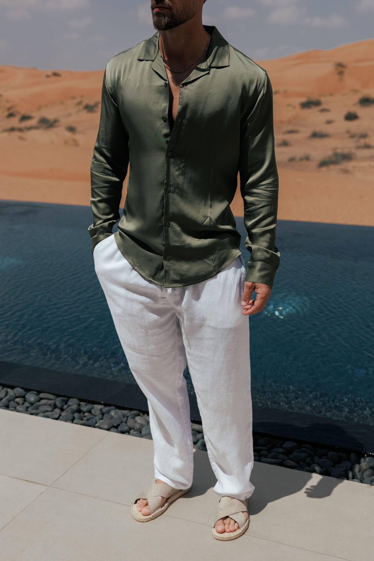 Camisa Flow | Verde Oliva