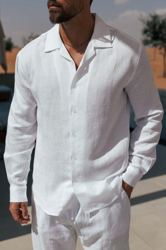Camisa de Lino | Blanco
