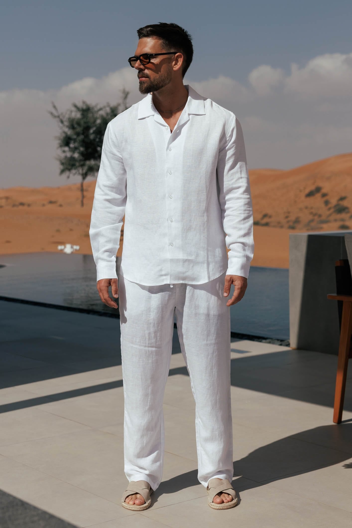 Camisa de Lino | Blanco