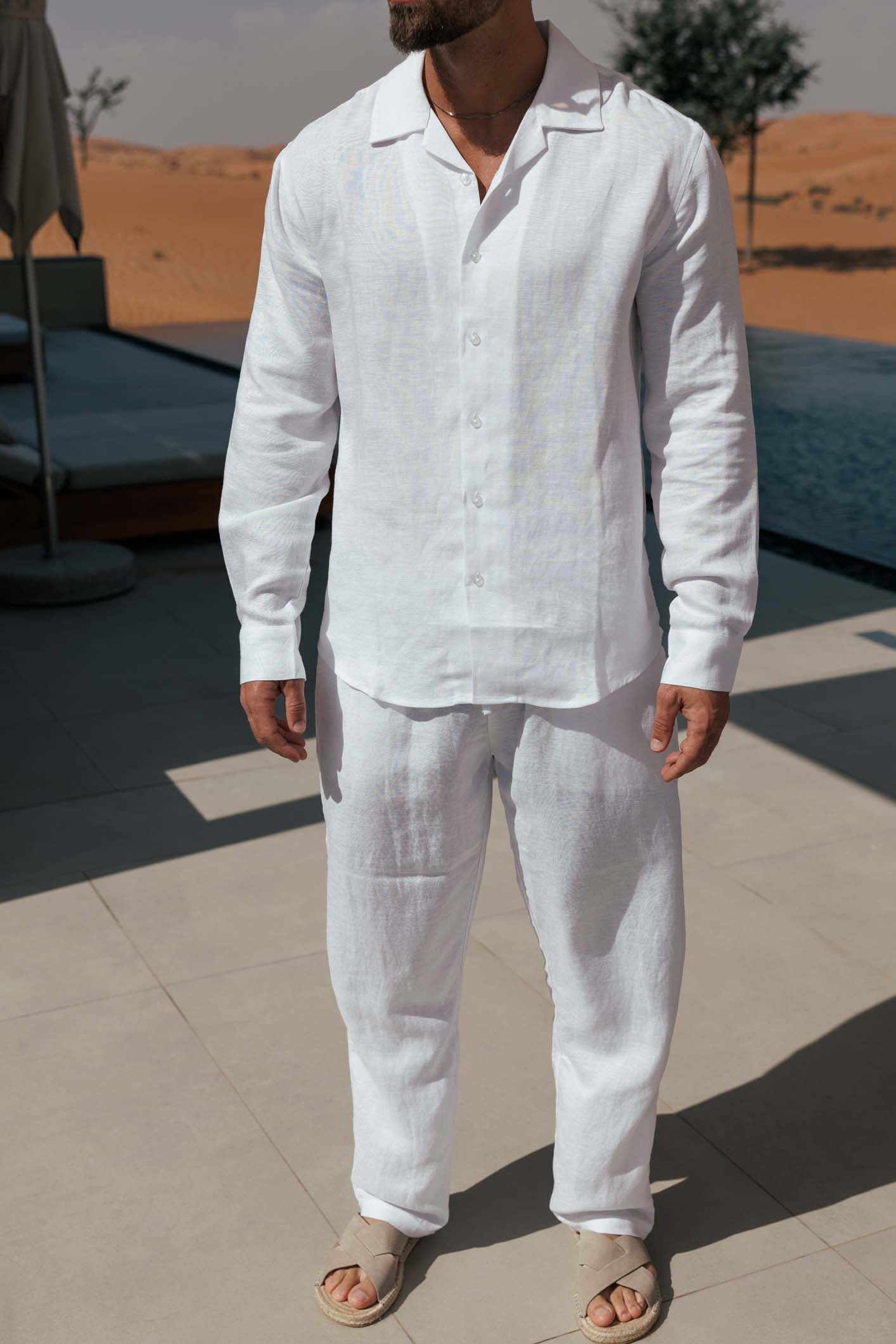 Camisa de Lino | Blanco