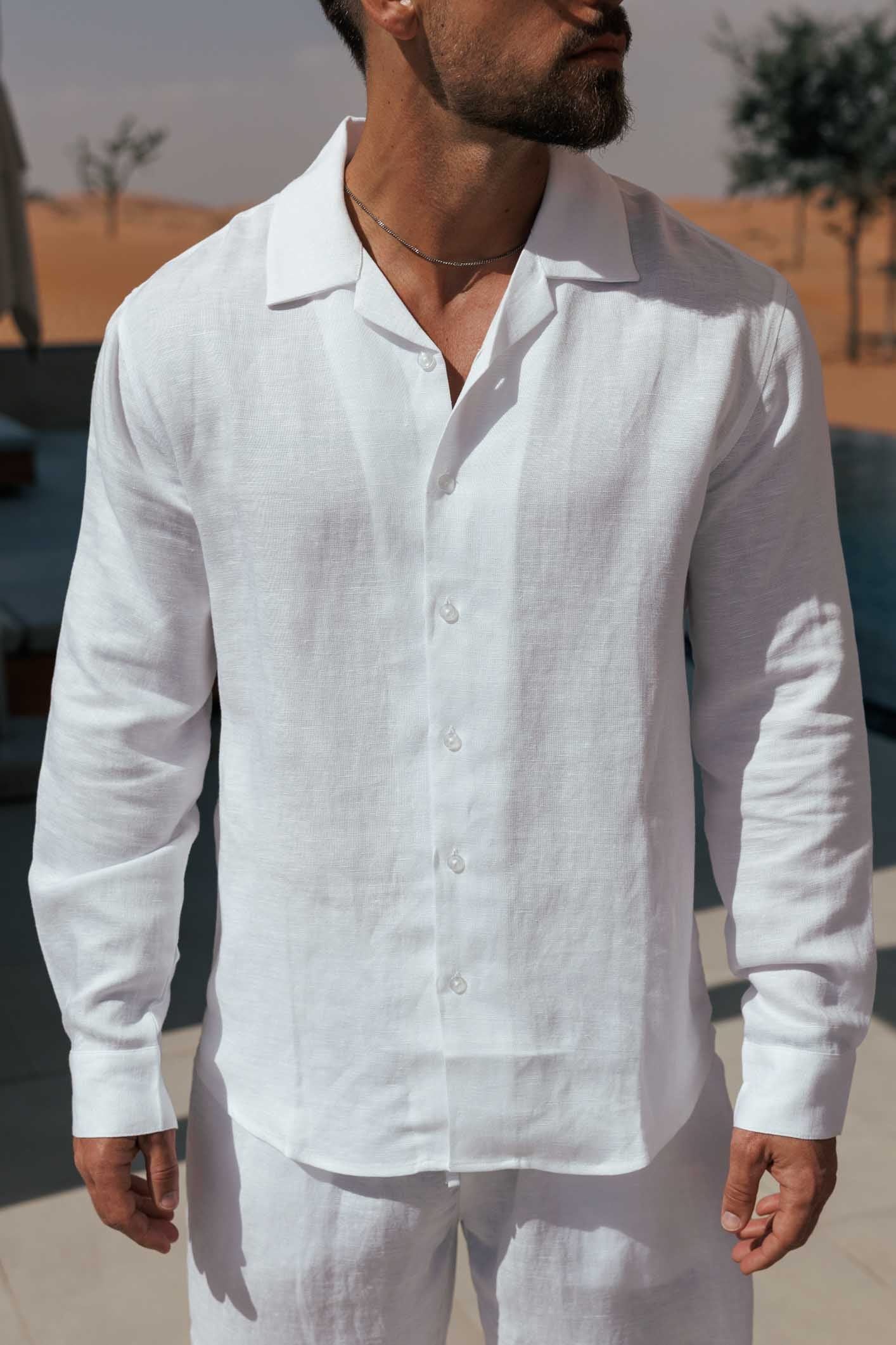 Camisa de Lino | Blanco