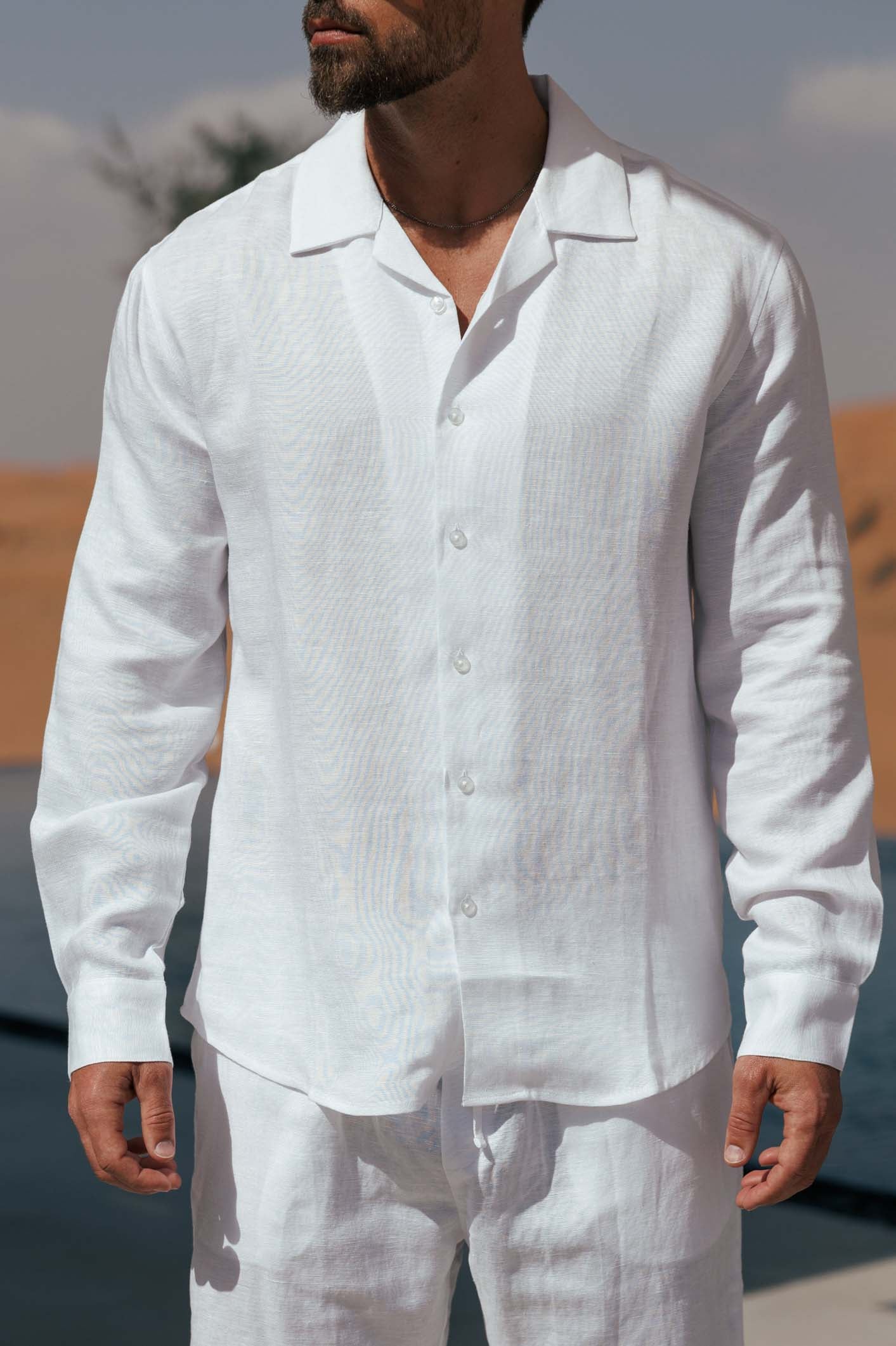 Camisa de Lino | Blanco