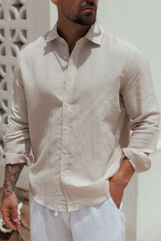 Camisa de Lino Luxe | Topo