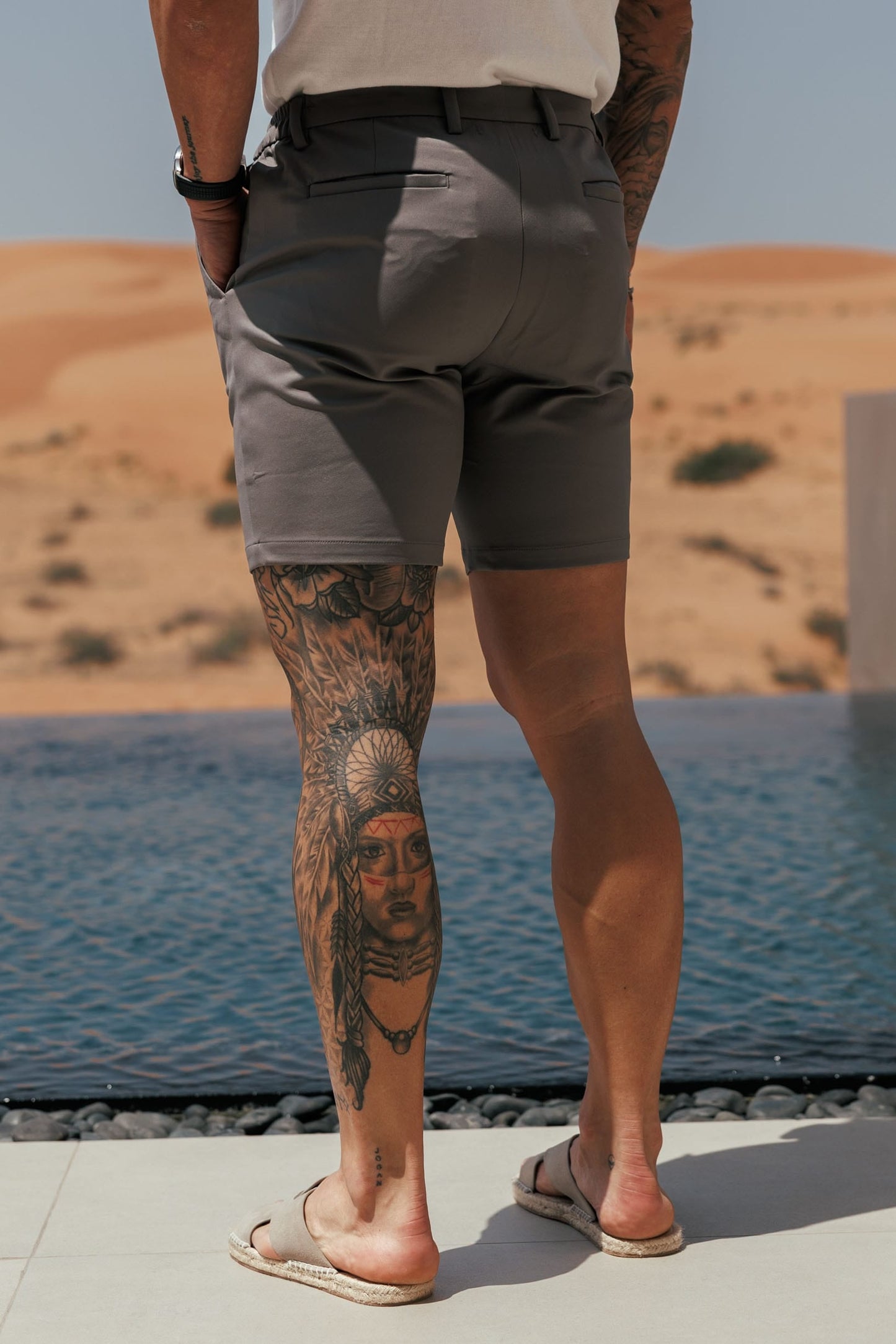 Short Híbrido | Gris Oscuro