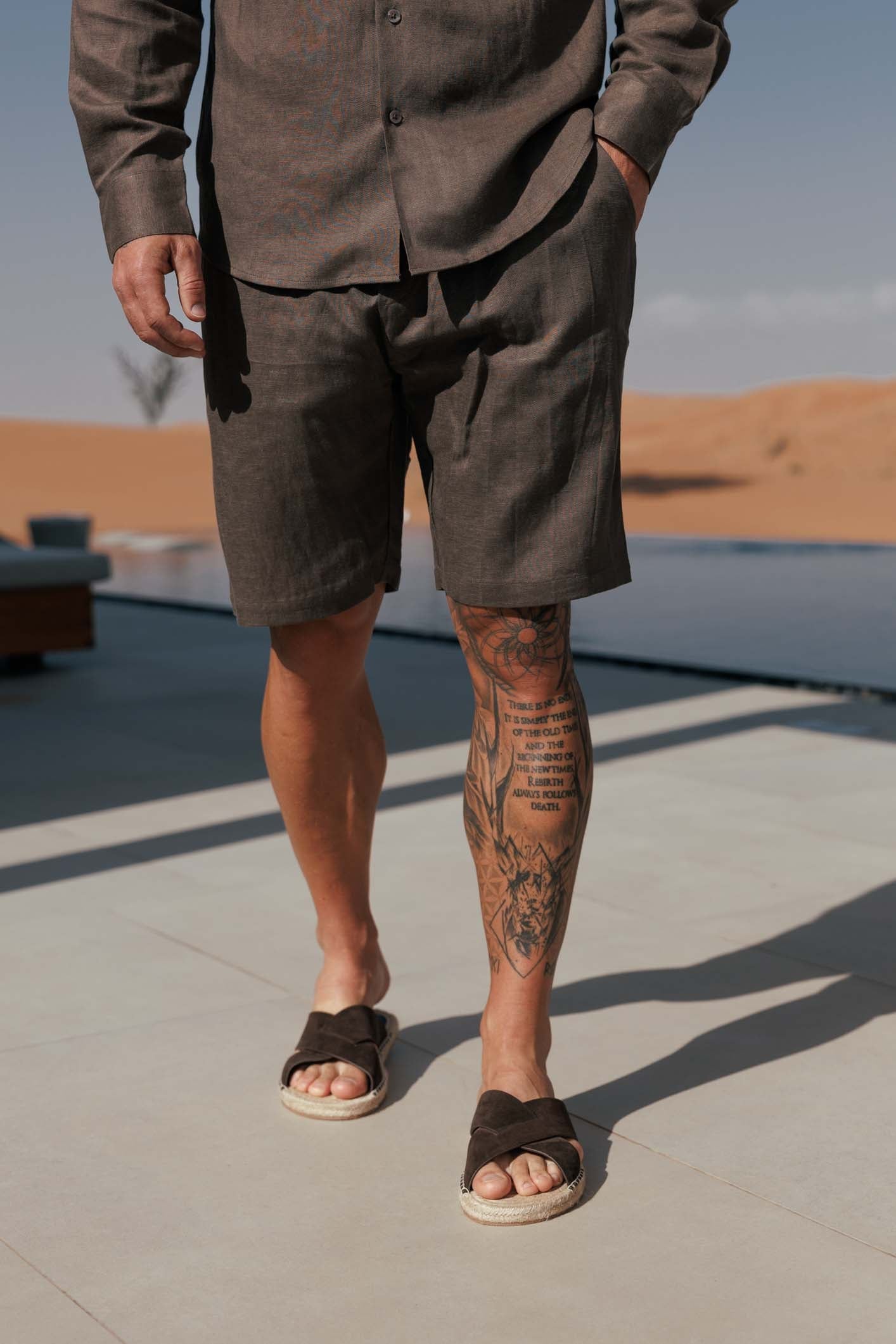 Short de Lino | Roble