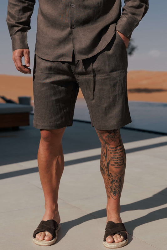 Short de Lino | Roble