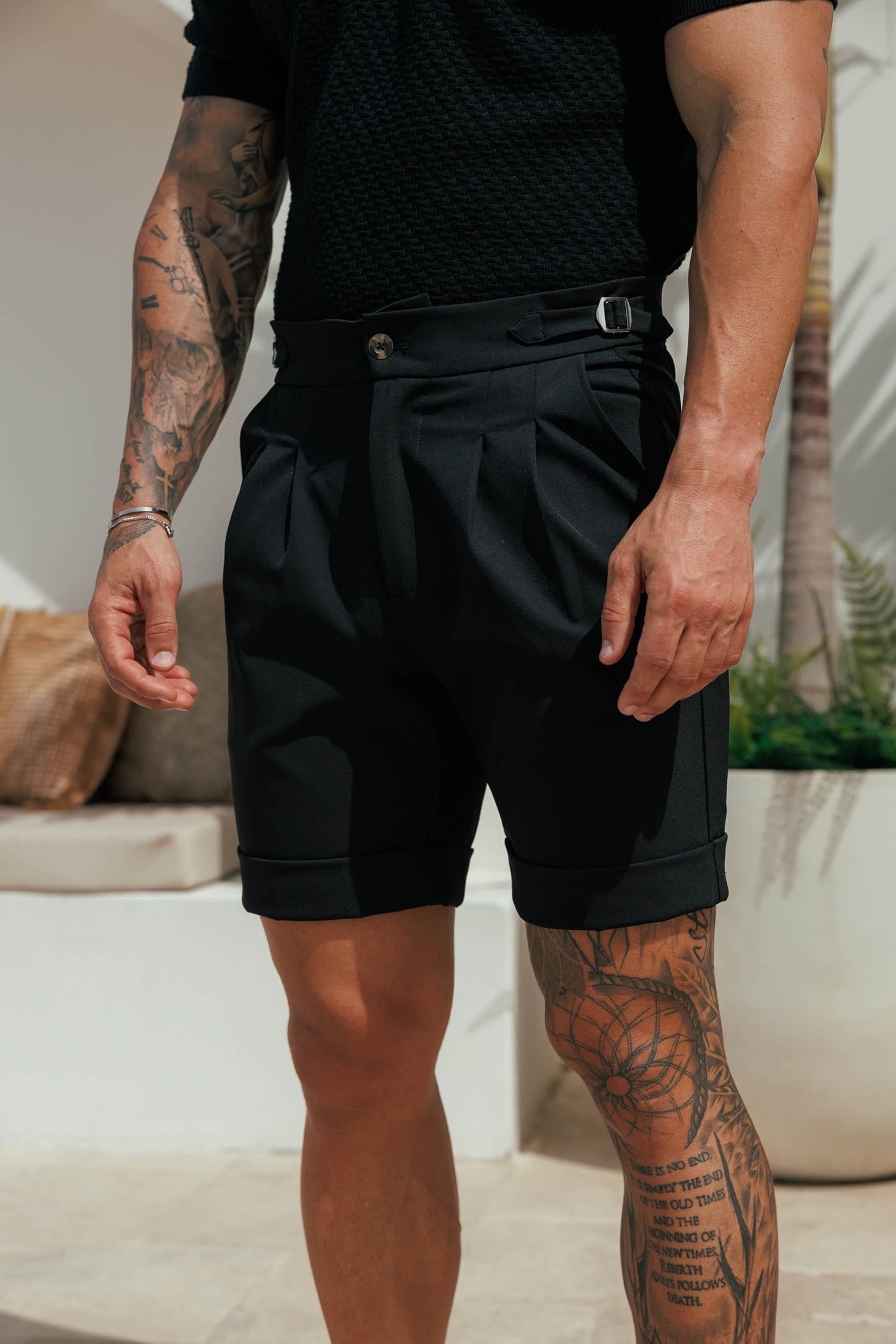 Short Premium con Ajuste Lateral | Negro
