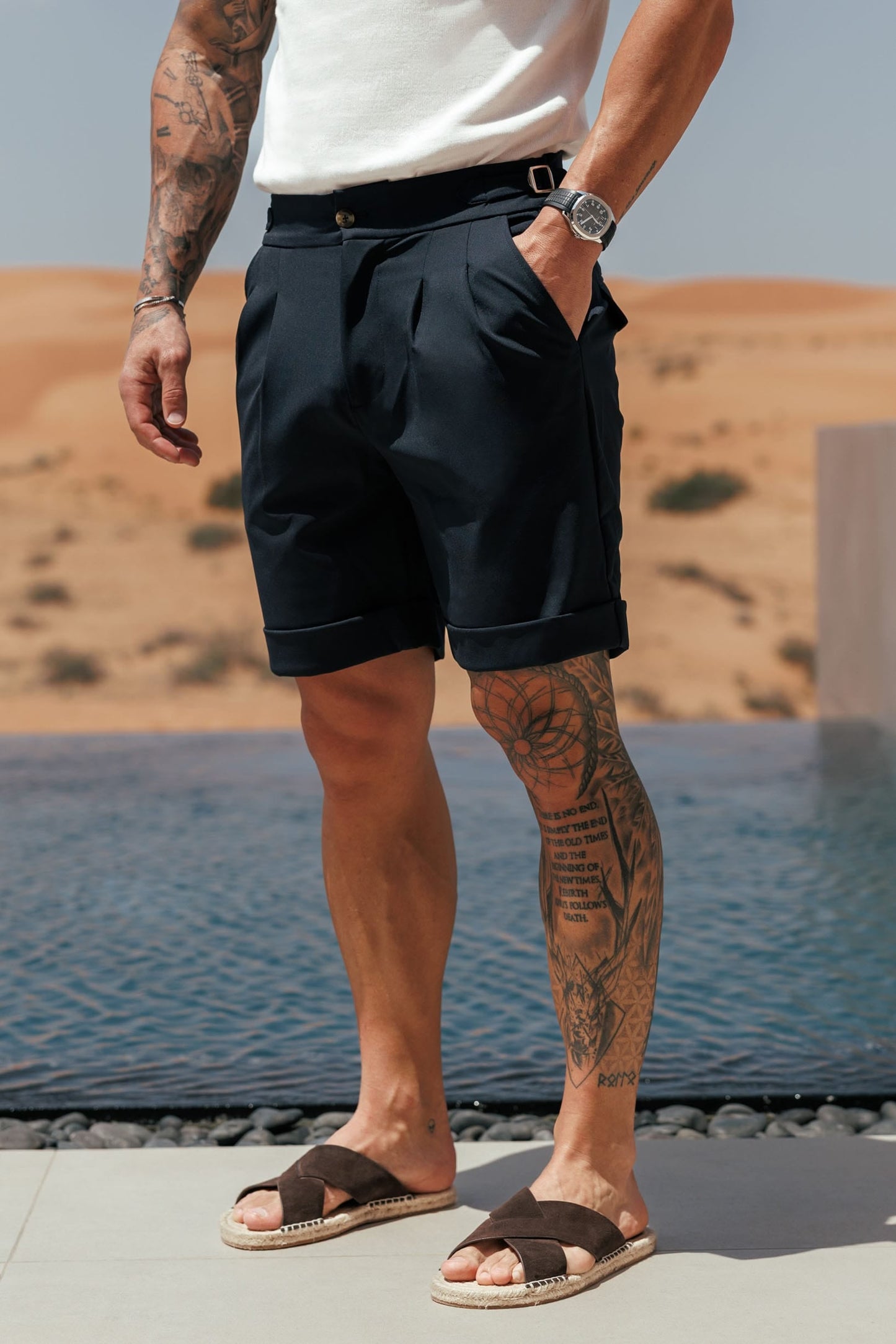 Short Premium con Ajuste Lateral | Negro