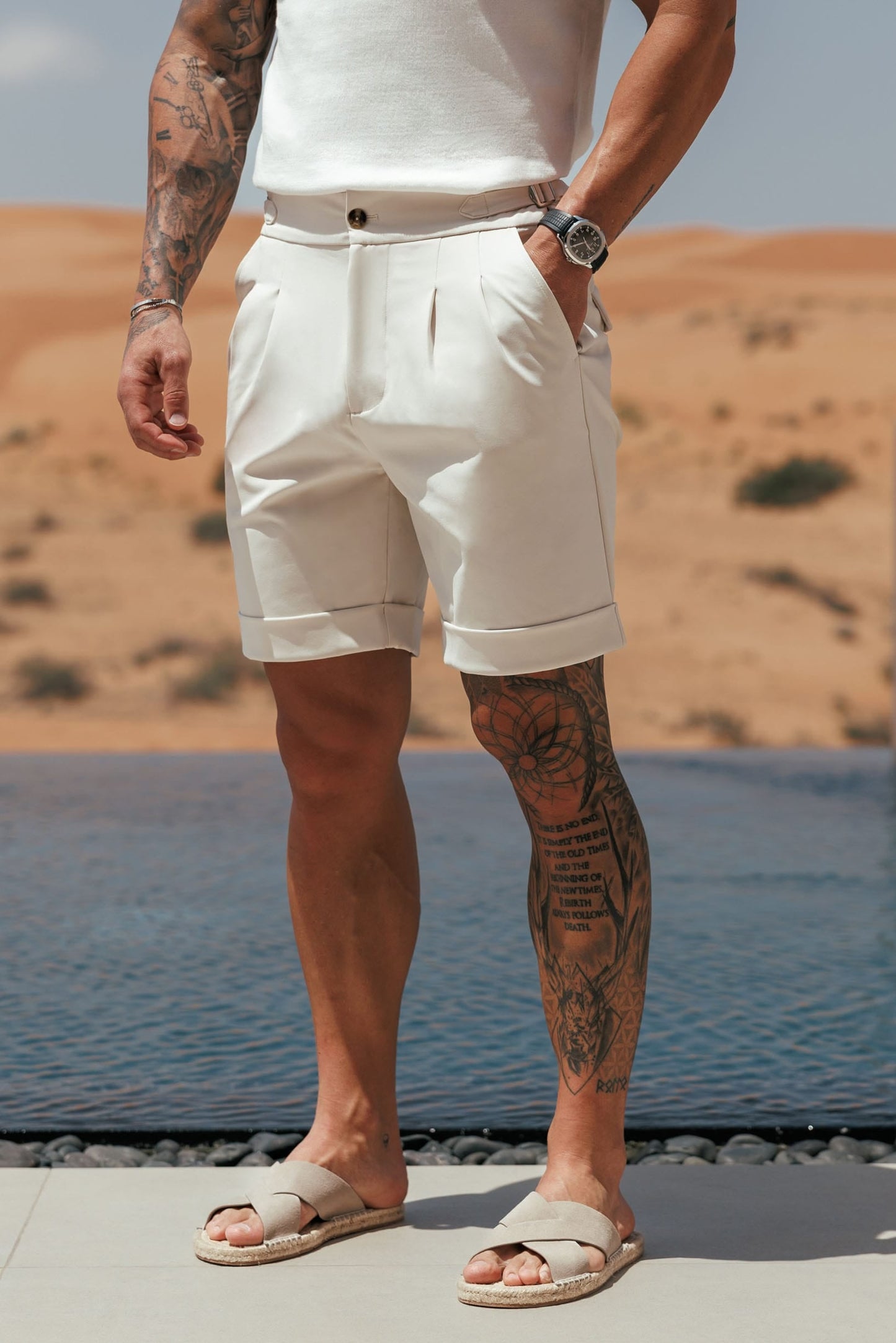 Short Premium con Ajuste Lateral | Piedra