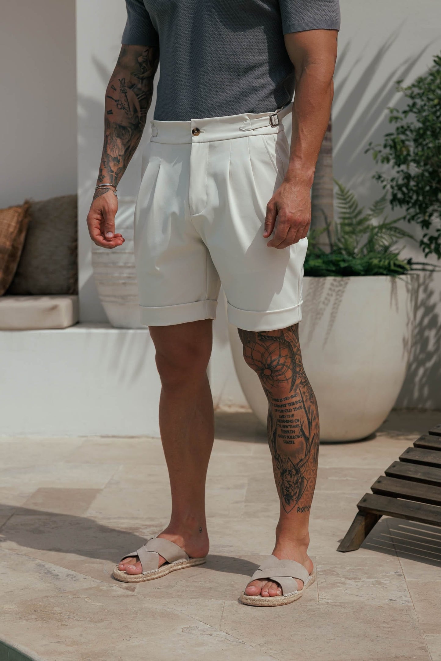 Short Premium con Ajuste Lateral | Piedra