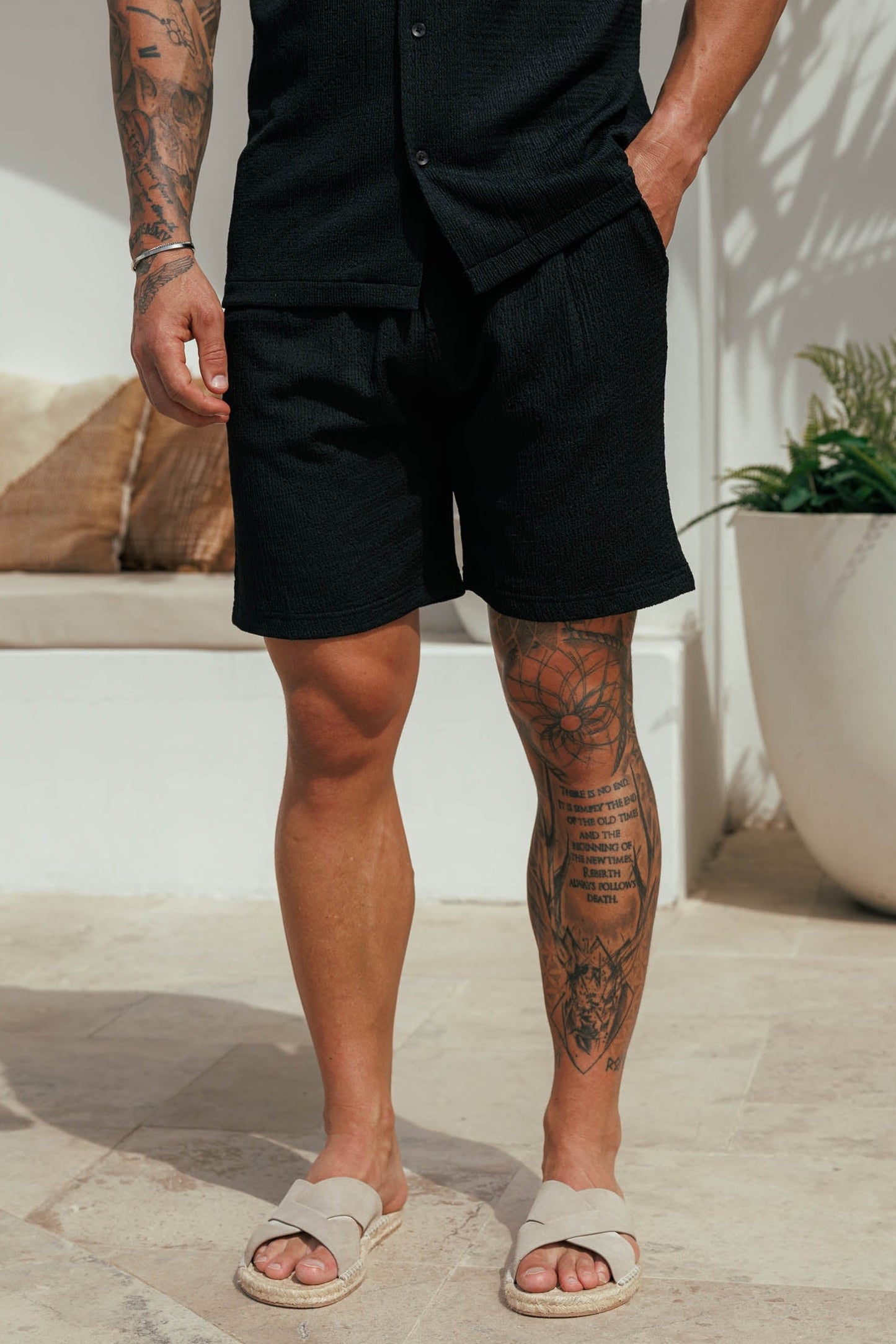 Short Texturizado | Negro