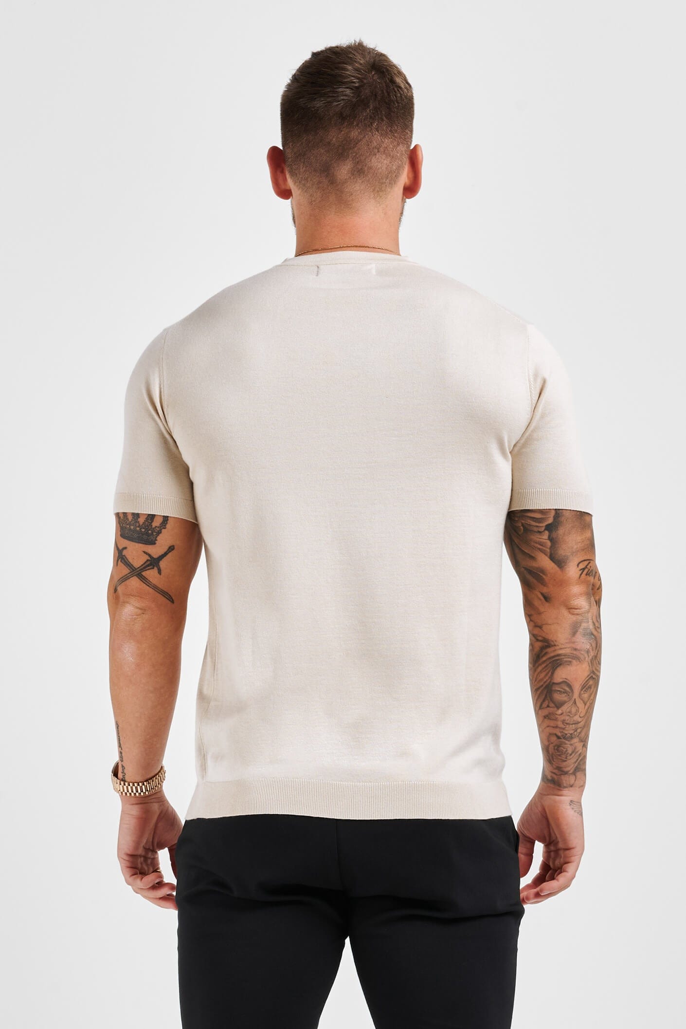 Camiseta de Punto | Beige