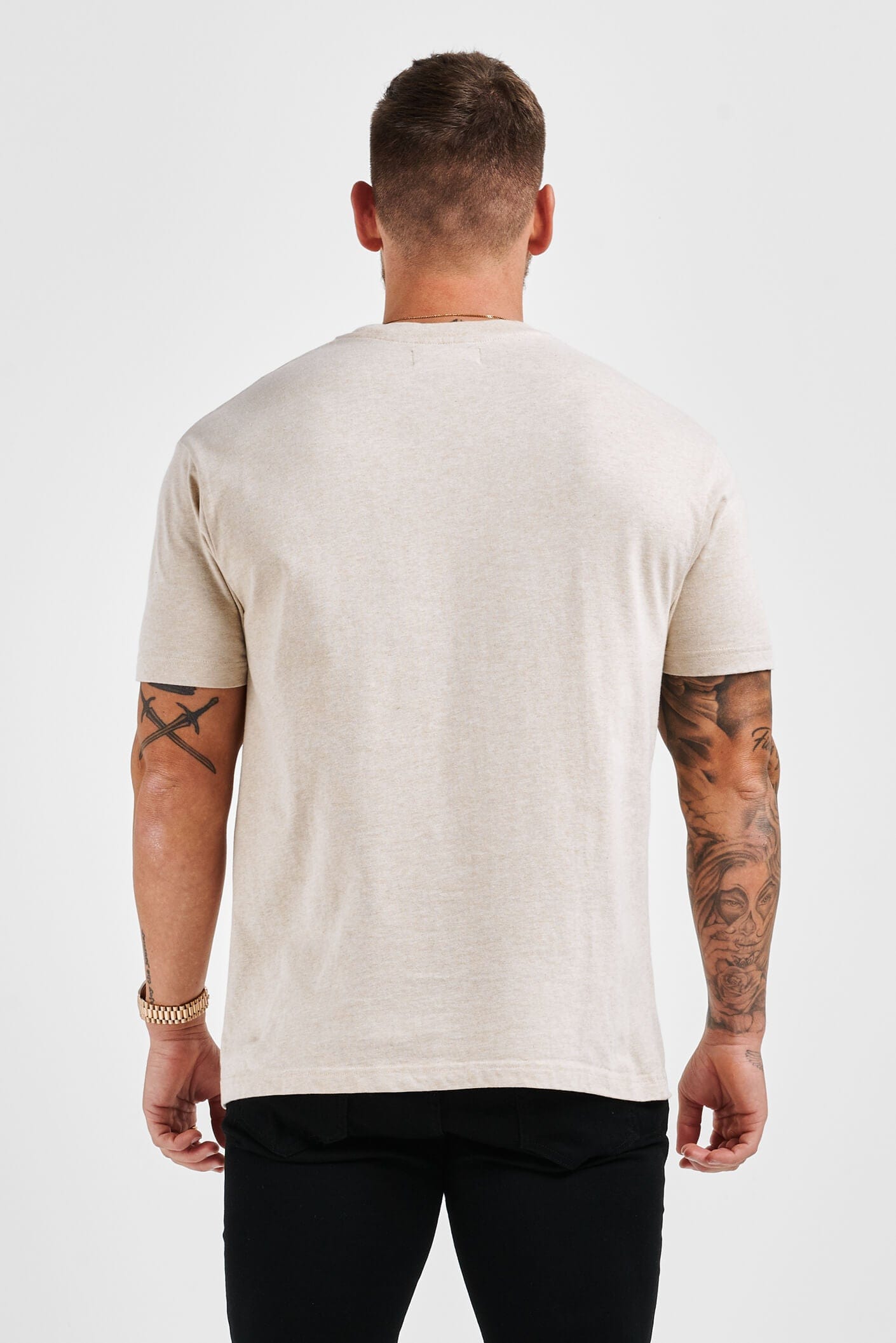 Camiseta Premium Básica | Niebla