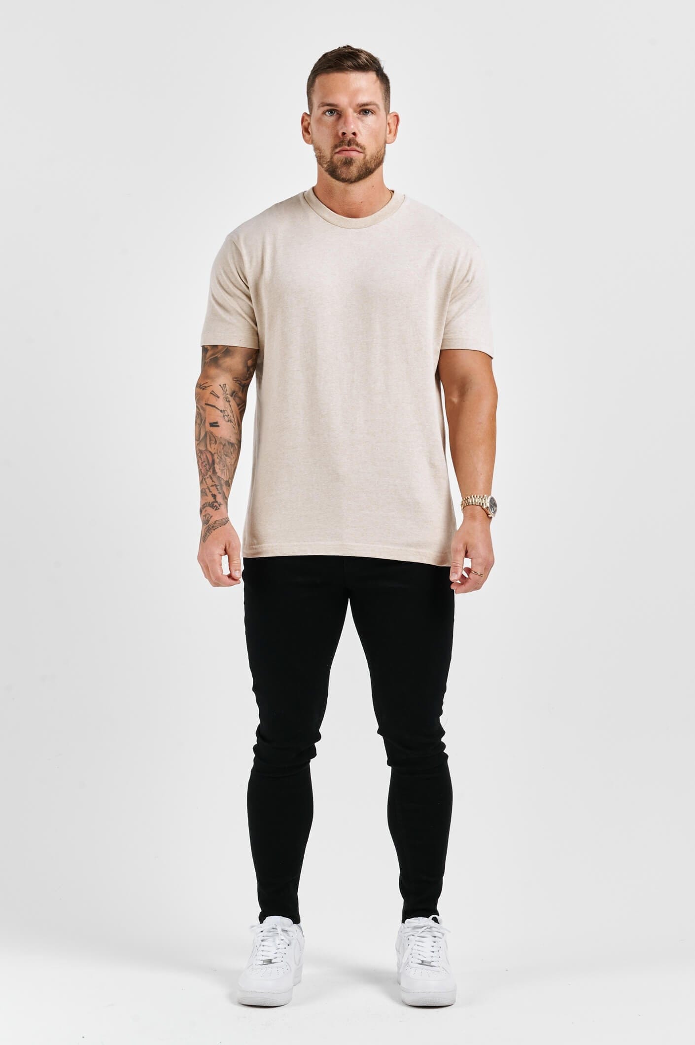 Camiseta Premium Básica | Niebla