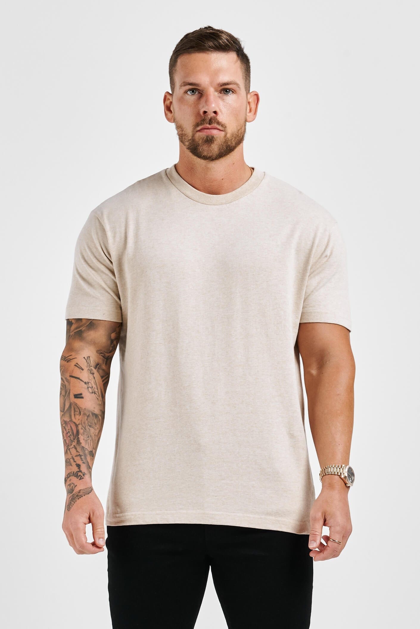 Camiseta Premium Básica | Niebla
