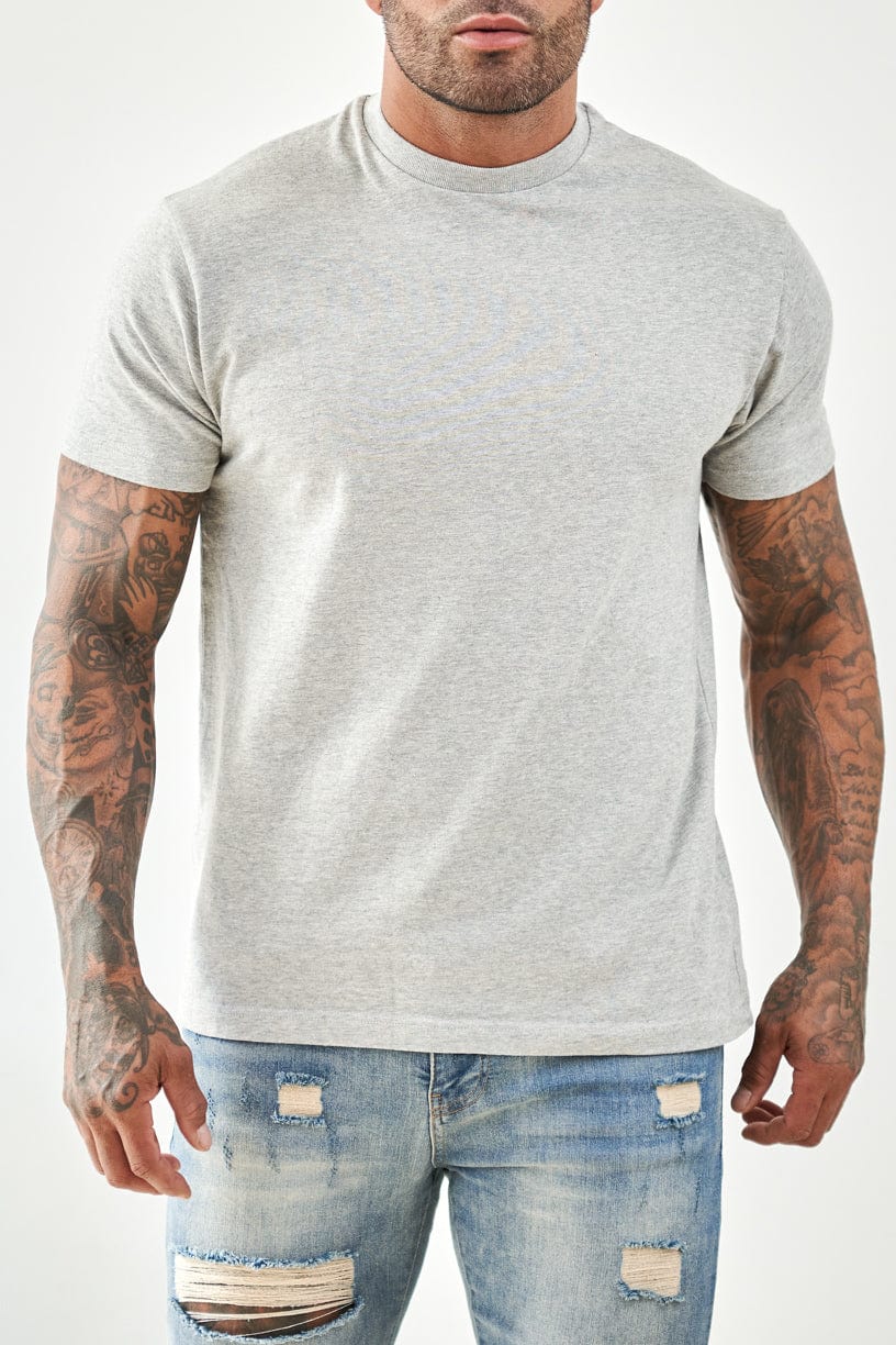 Camiseta Premium Básica | Gris Jaspeado