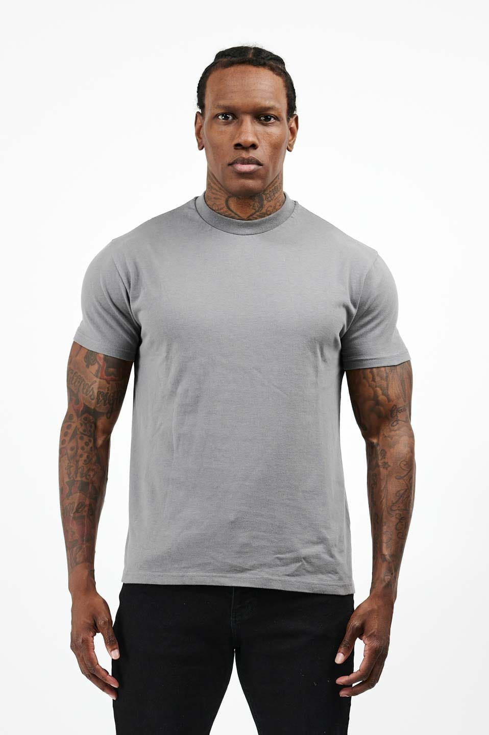 Camiseta Premium Básica | Gris Antracita