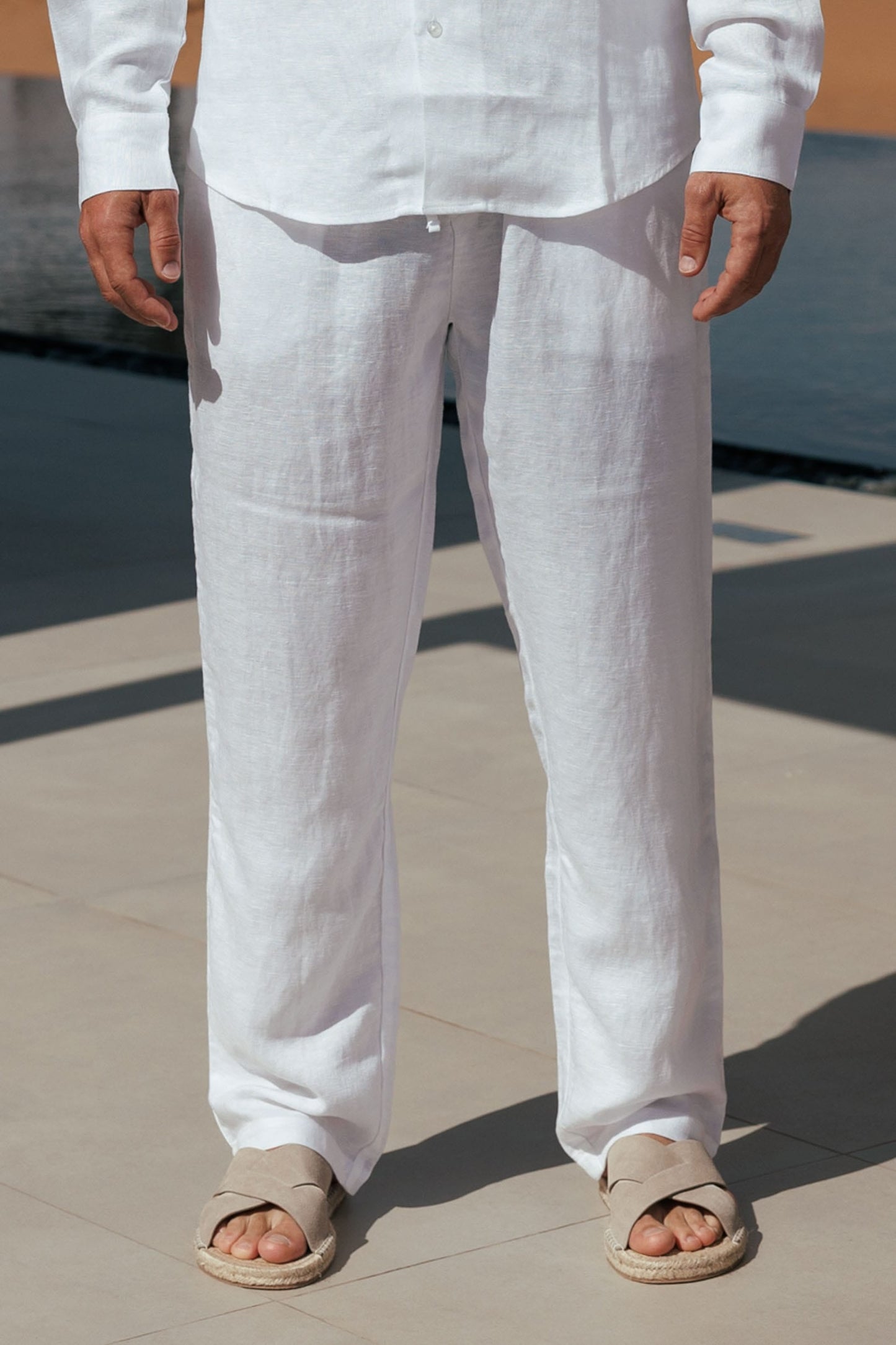 Pantalón de Lino | Blanco