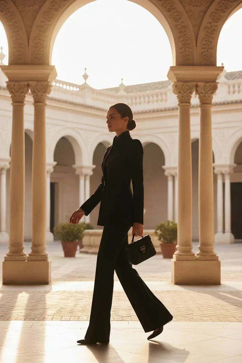 Traje de dos piezas elegante