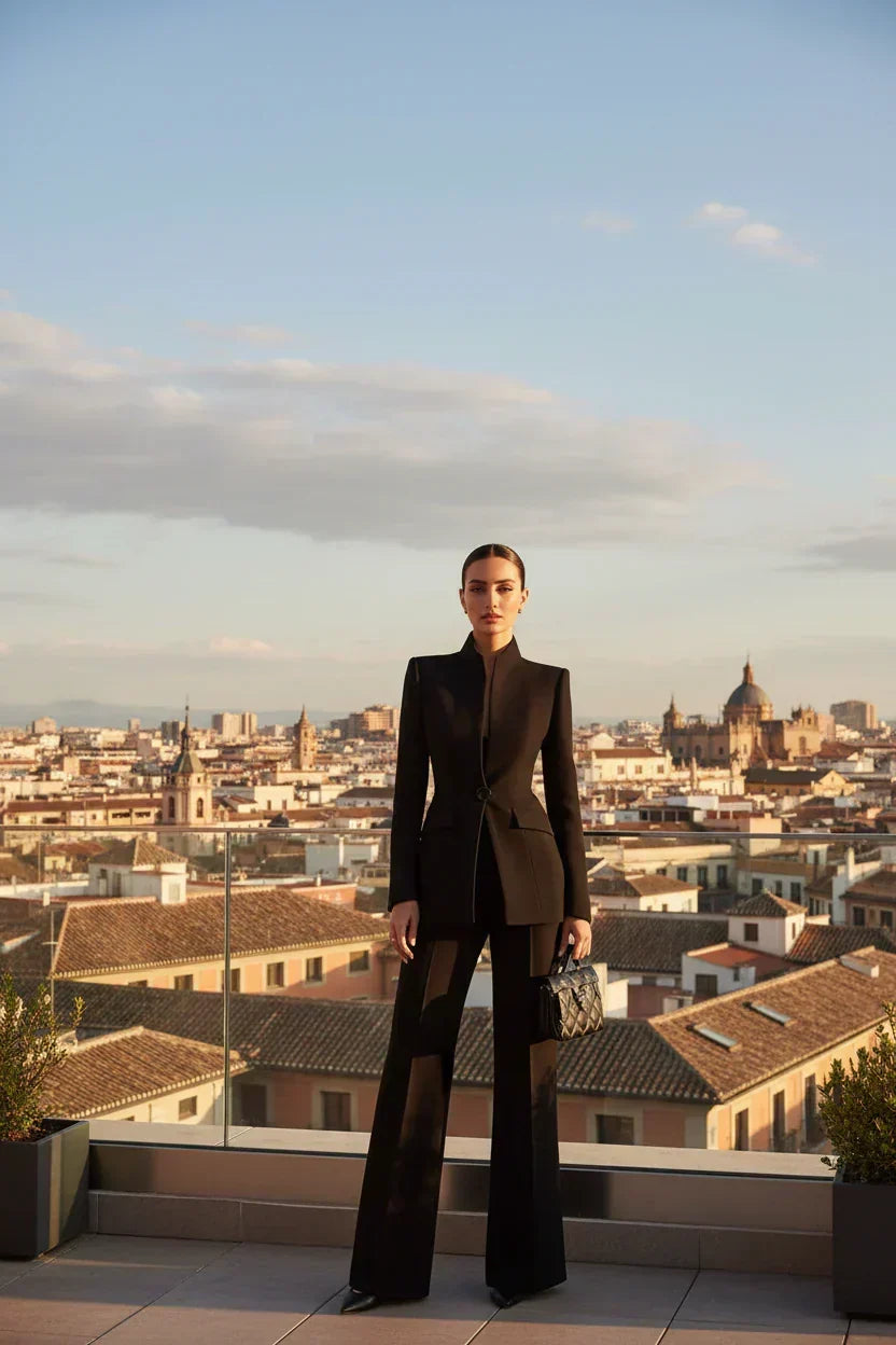 Traje de dos piezas elegante