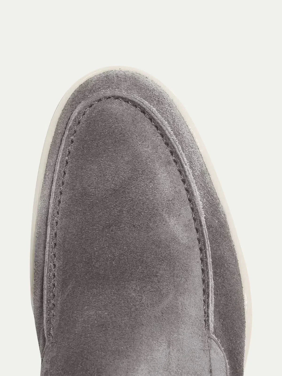 Lorenzo | Mocasines Clásicos de Ante Gris