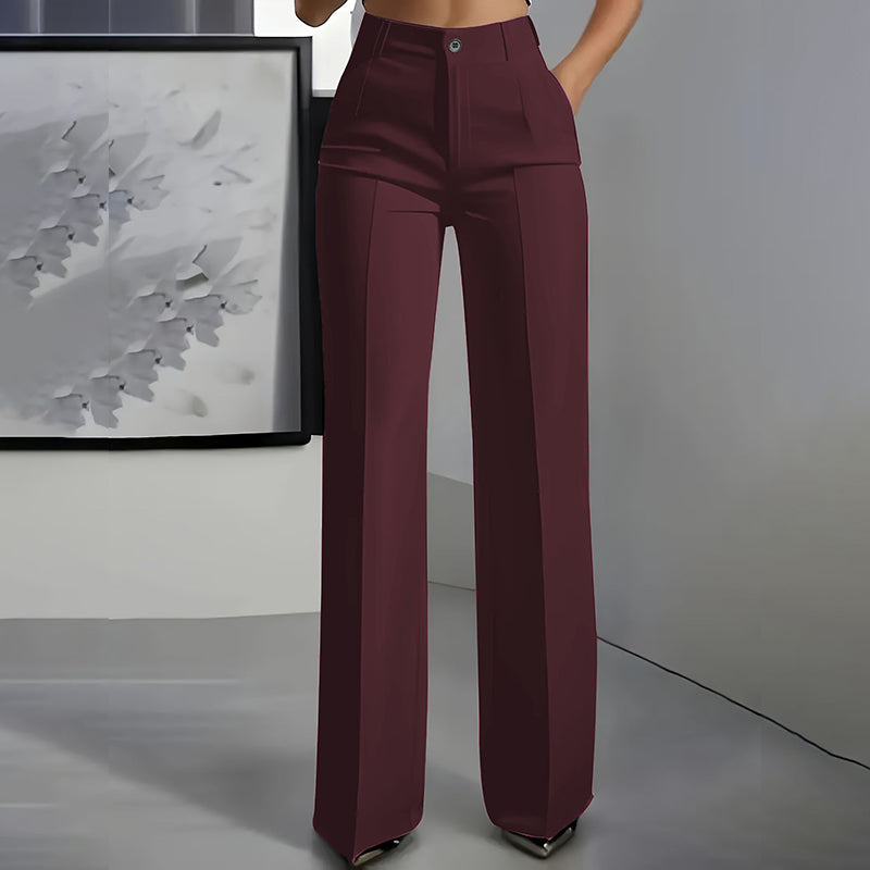 Pantalones Elegantes de Talle Alto