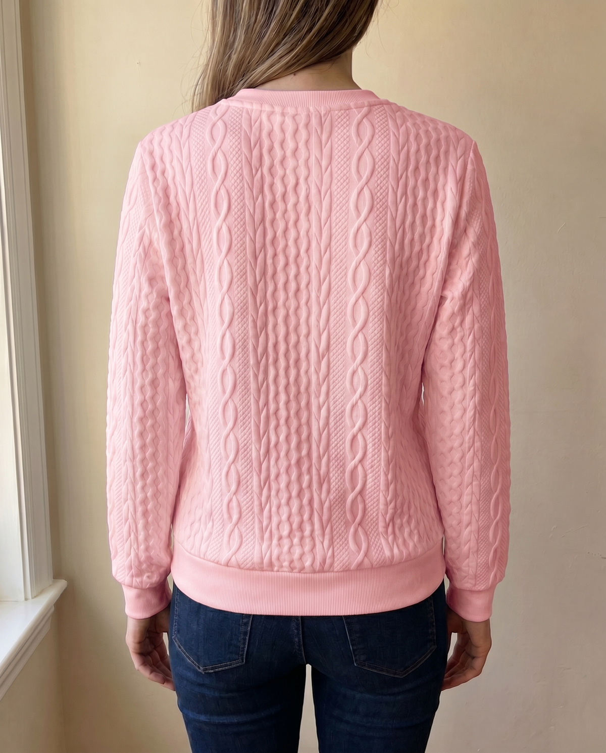 Jersey texturizado con cremallera