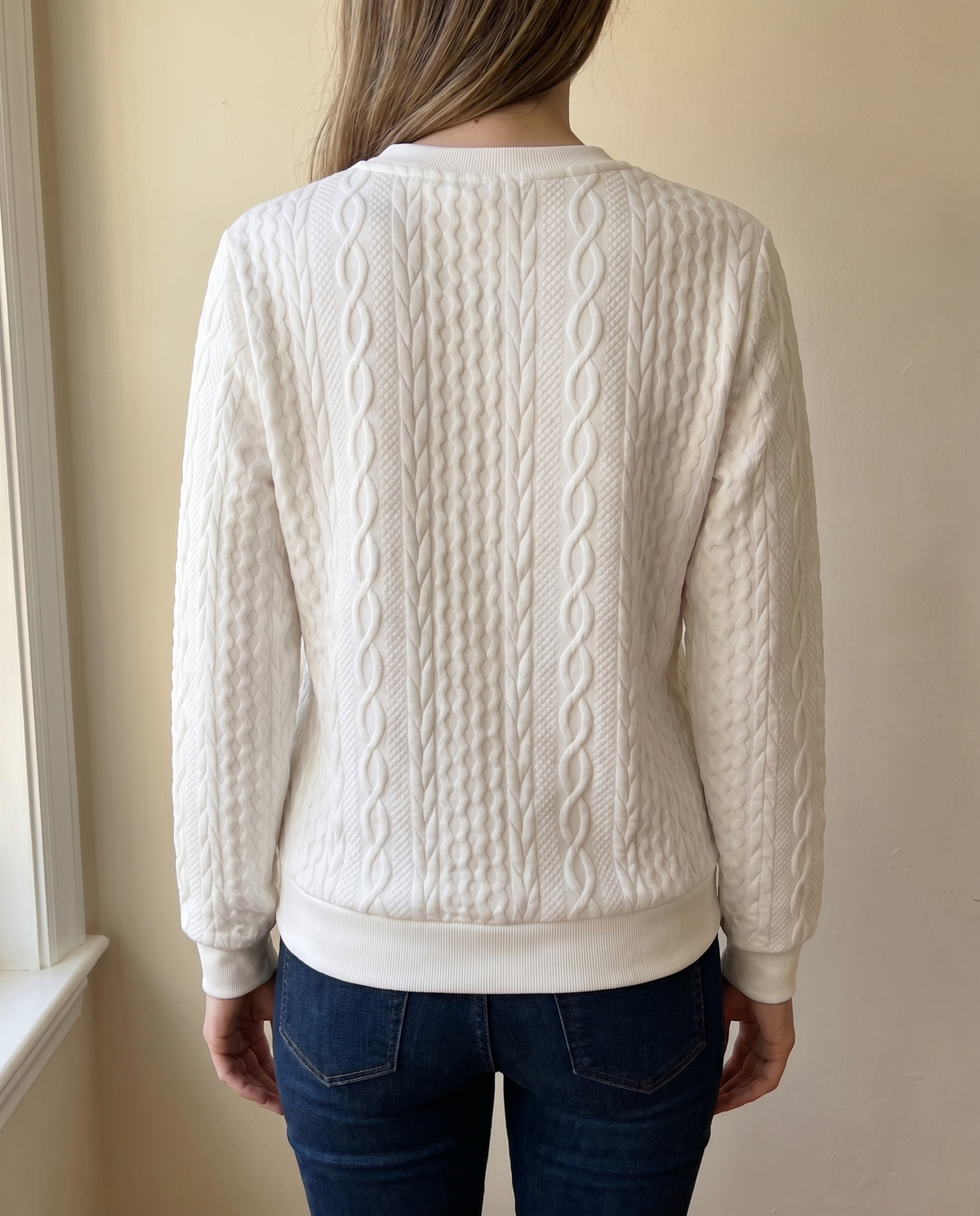 Jersey texturizado con cremallera